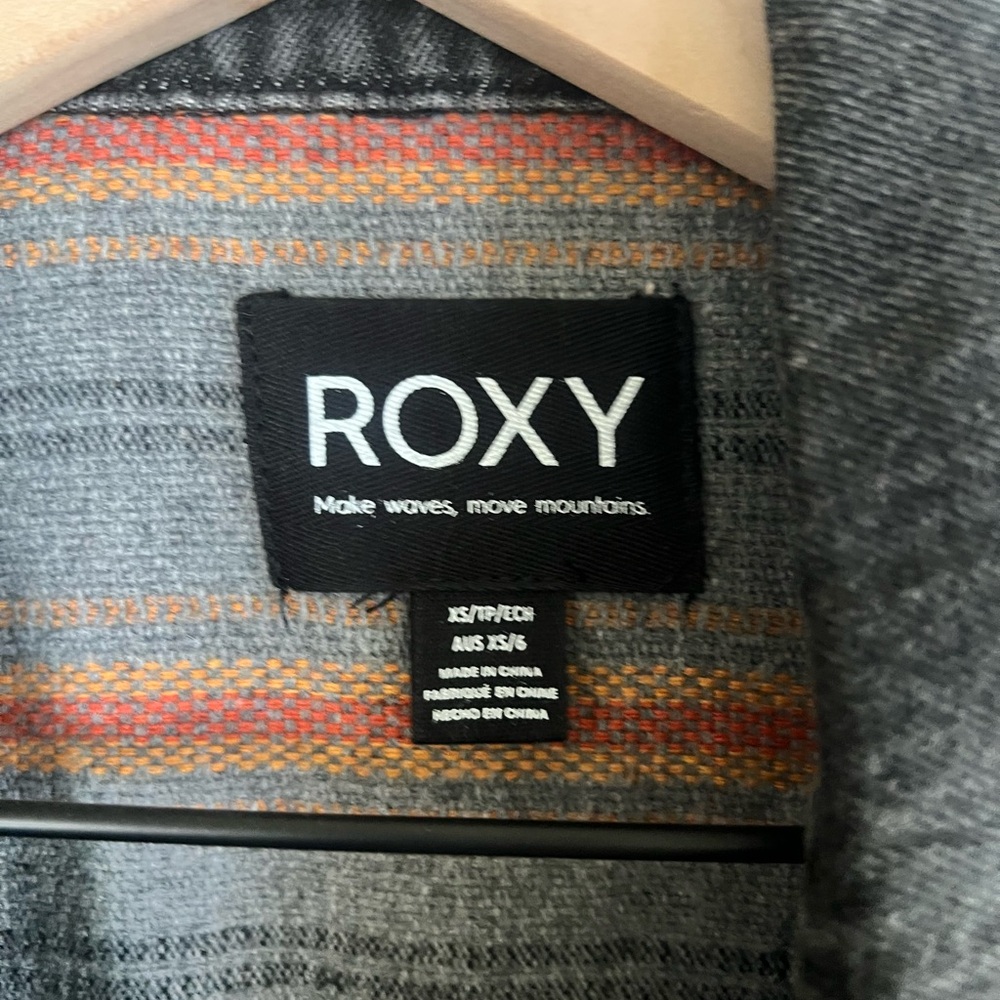 Roxy Gray Jacket With Orange Stripes - image 3